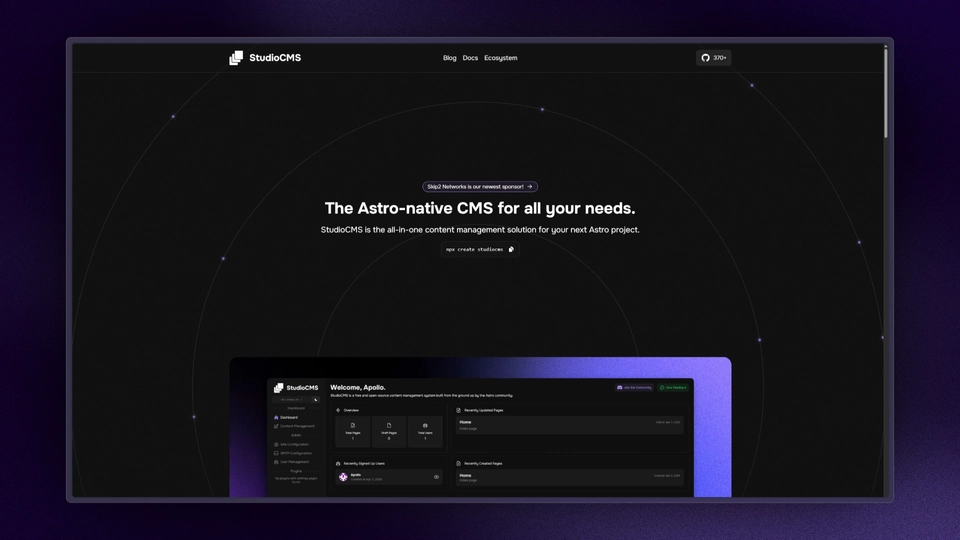 Pixel Perfect: studiocms.dev